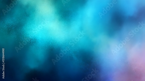 Vibrant photo of blue gradient abstract backdrop with soft blurred textur.