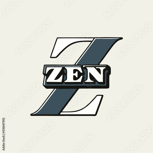 Zen Logo – Minimalist Wellness and Meditation Identity