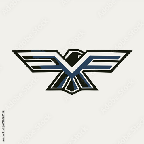 Wings Logo – Modern Abstract Emblem for Tech or Automotive
