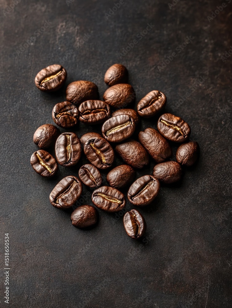 Naklejka premium Coffee Beans in a Pile