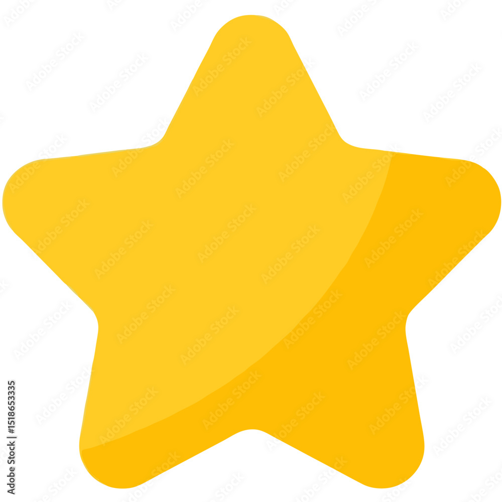 Vibrant Yellow Star on Black Background: A Symbol of Achievement and Excellence Vibrant Yellow Star on Black Background: A Symbol of Achievement and Excellence