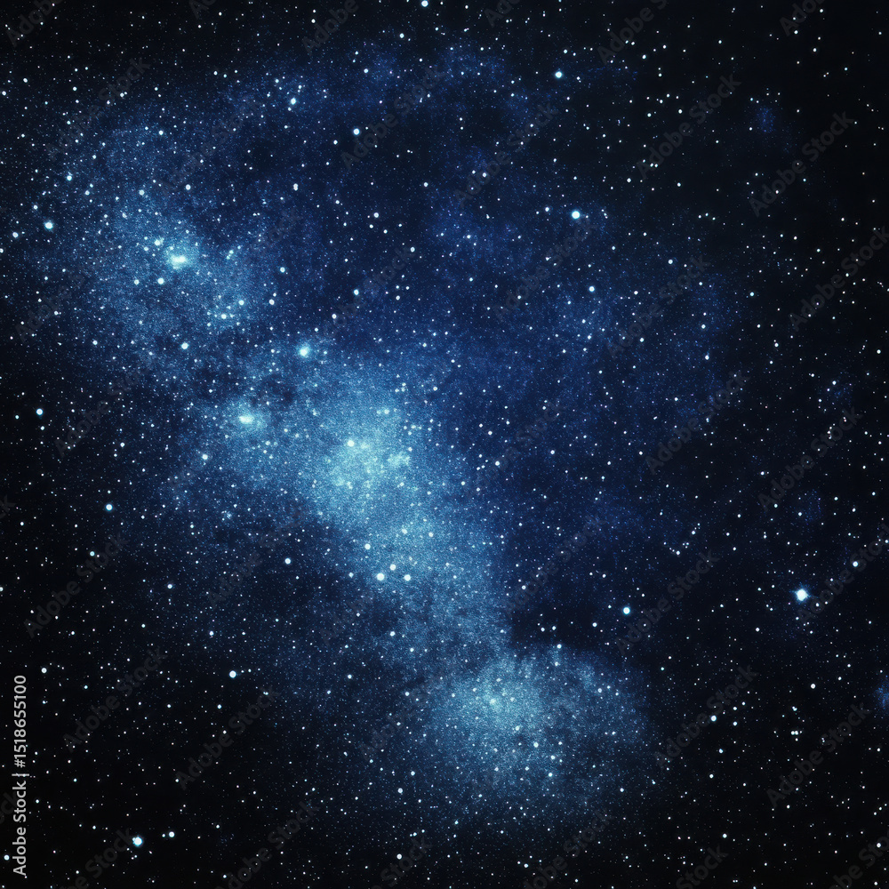 Fototapeta premium Stunning Starry Night Sky Displaying a Vast Galaxy of Twinkling Stars