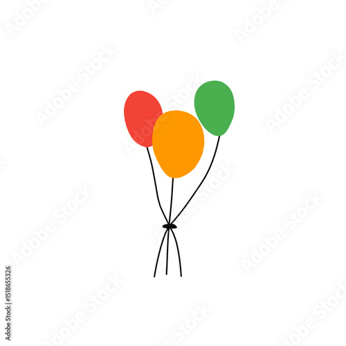 juneteenth balloon vector