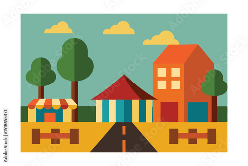 vector illustration of a house