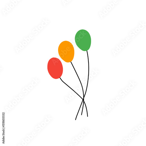 juneteenth balloon vector