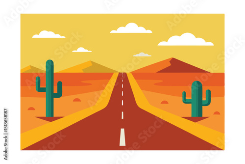 road sign in desert
