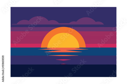 sunrise over the sea