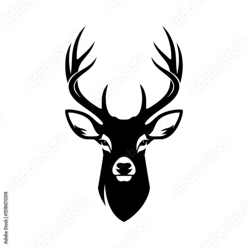 deer head vector