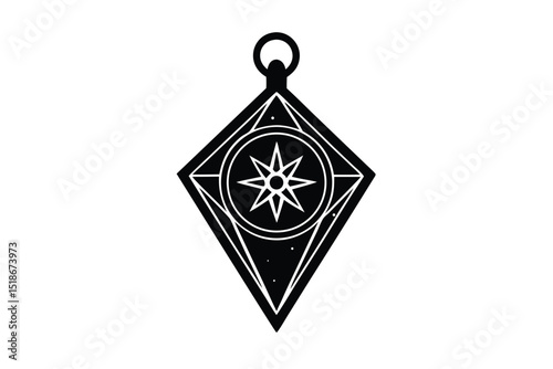 magic amulet vector icon