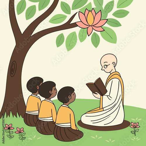 The festival is celebrated by Buddhists in honour of the Buddha, who gave his first sermon on this day at Sarnath, Uttar Pradesh, India. In the yogic tradition, the day is celebrated as the occasion w