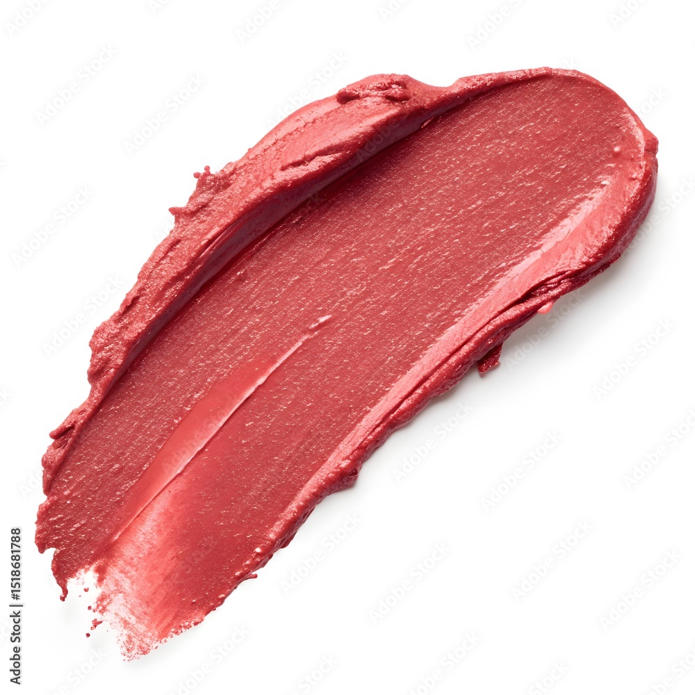 Crimson lipstick smear swatch image Crimson lipstick smear swatch image