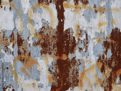 weathered rusty billboard background