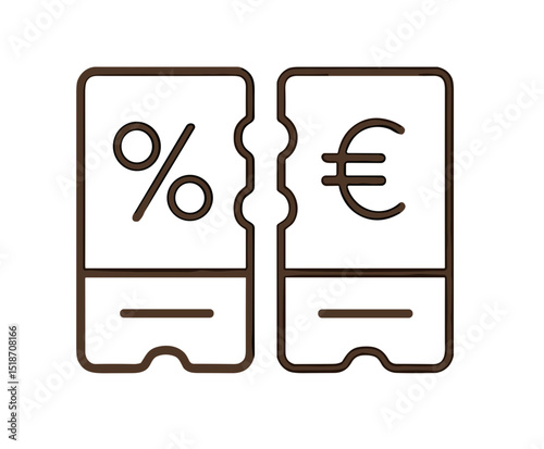 Low cost fly vector icon representing discounts and currency  