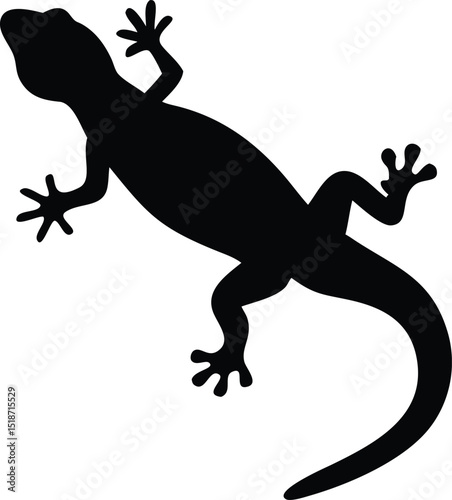 leopard gecko silhouette