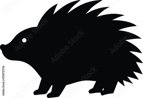 porcupine silhouette