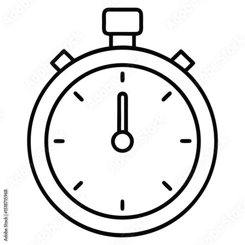 Timers icon on white background. Stopwatch symbol. countdown clock counter timer vector art 