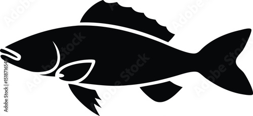 walleye fish silhouette