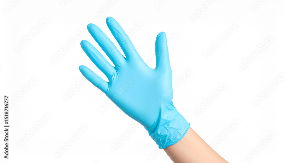 Protective Blue Nitrile Gloves Hygiene and Safety Protective Blue Nitrile Gloves Hygiene and Safety