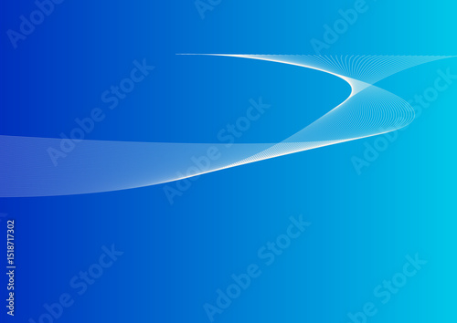 blue abstract background with a shiny digital wave