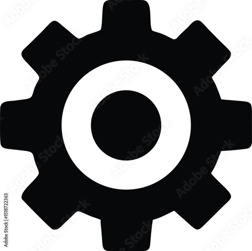 gear wheel silhouette 