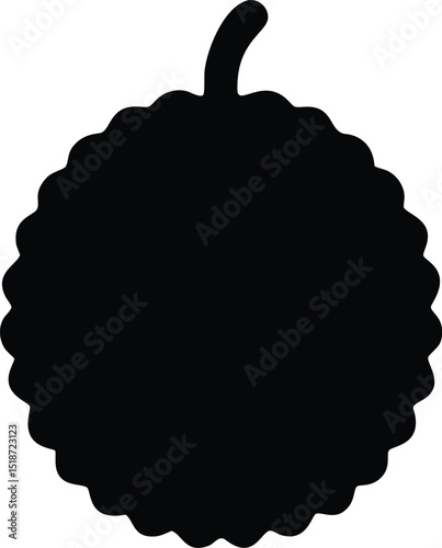 lychee fruit silhouette