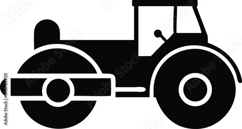 road roller silhouette