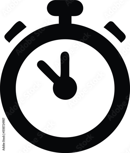 stopwatch silhouette 