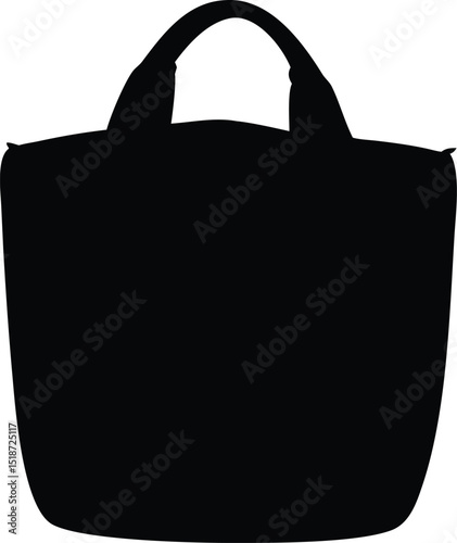 tote bag vector silhouette