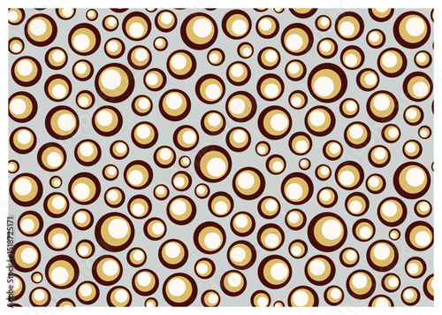 Decorative background seamless vector pattern. Architectural backdrop and textile surface pattern designs series	
