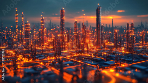 Wallpaper Mural Abstract digital tech illustration depicting server logic and database systems—symbolizing data flow, information architecture, modern computing, and the backbone of digital infrastructure.
 Torontodigital.ca