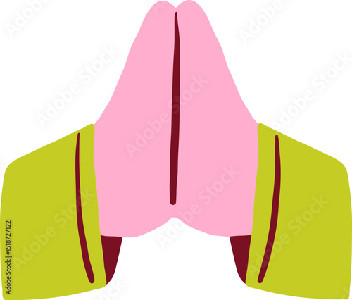 Palms Together For Eid Greeting Icon