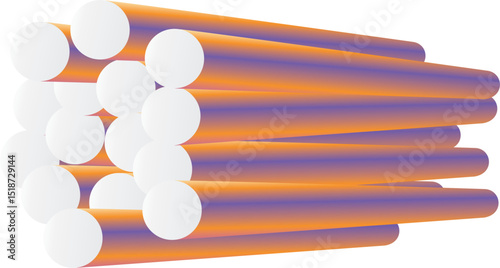 vector illustration of a stack of books