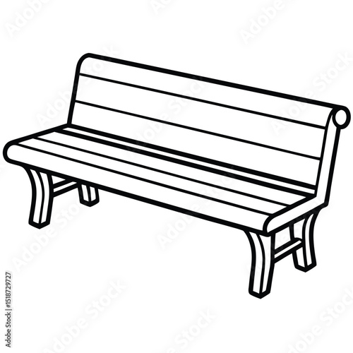 Illustration of a buffet server with drawers isolated on white background