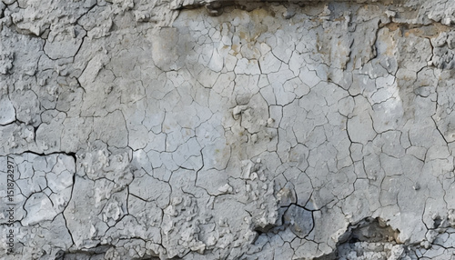 Cracked concrete wall texture background. Rough dirty surface. Cracked damaged wall. Grey cement background. 