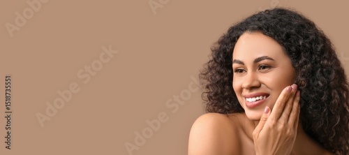 Beautiful happy African-Ame...