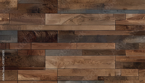 Wooden wall. Wooden background. Wood planks. Wooden Wall Paneling. Textured wooden wall. 