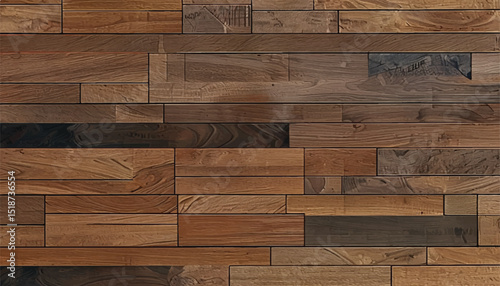 Wooden wall. Wooden background. Wood planks. Wooden Wall Paneling. Textured wooden wall. 