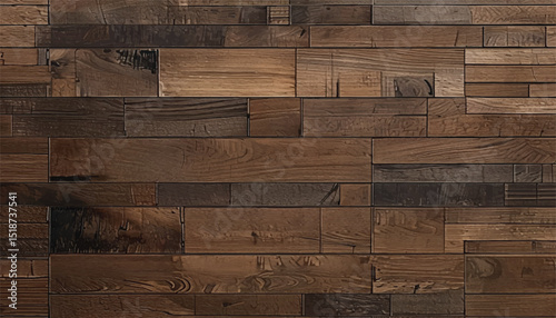 Wooden wall. Wooden background. Wood planks. Wooden Wall Paneling. Textured wooden wall. 