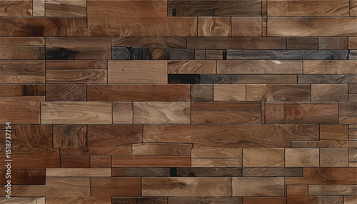 Wooden wall. Wooden background. Wood planks. Wooden Wall Paneling. Textured wooden wall. 