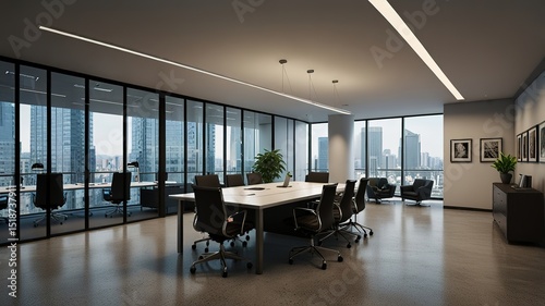 Modern office professional business