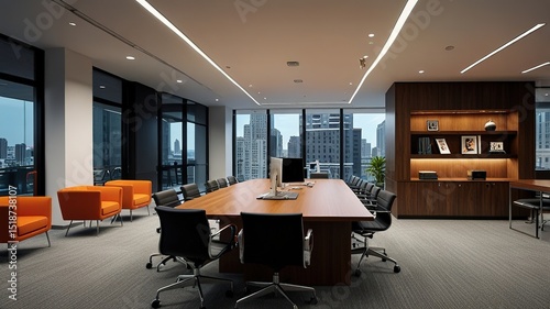 Modern office professional business