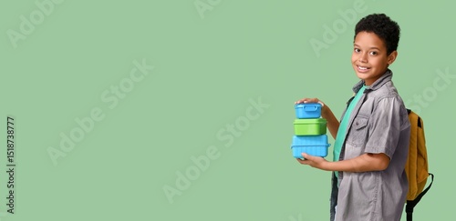 African-American schoolboy ...