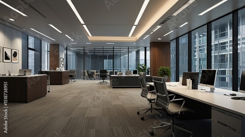 Modern office professional business