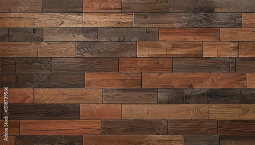 Wooden wall. Wooden background. Wood planks. Wooden Wall Paneling. Textured wooden wall. 