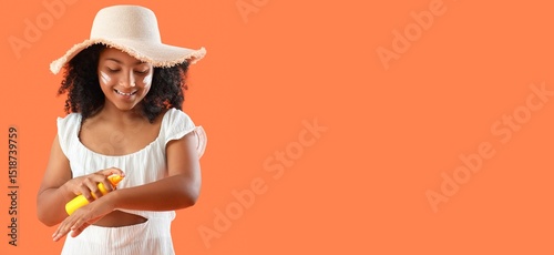 African-American girl apply...
