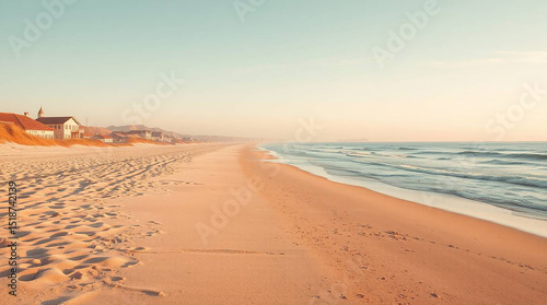 beach at sunset
