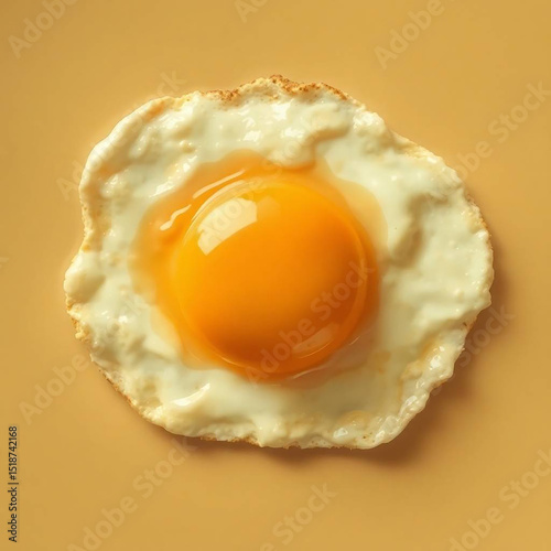 fried egg on a plate