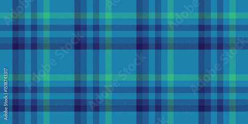 Vibrant teal and green plaid pattern.  Perfect for textile design, fashion, or website backgrounds. This seamless texture offers a fresh, modern aesthetic, evoking feelings of nature and tranquility.