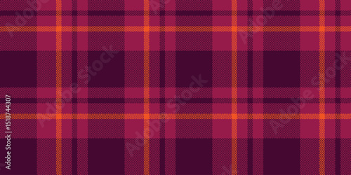 Vibrant crimson and burnt orange plaid pattern.  Perfect for autumnal designs, textile projects, or adding a touch of rustic warmth to your visuals.