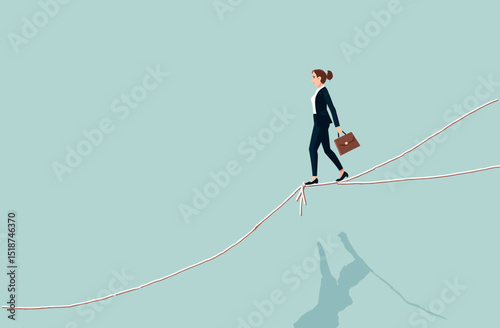Navigating Career Challenges Growth, Risk, and the Tightrope Walk to Success